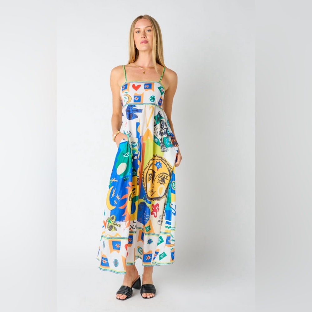Vestique size small dress—vibrant colors (sold out) inspired by alemais